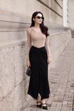 Áo cổ V thun tăm