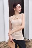 Áo ôm thun ướt nhún vai