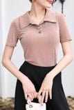 Áo polo ôm thun ướt