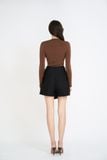 Áo ôm thun rayon nhún kiểu tay dài