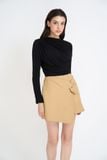Áo ôm thun rayon nhún kiểu tay dài