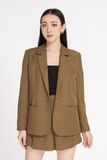 Áo blazer suông cotton