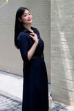 Đầm sơ mi suông cotton