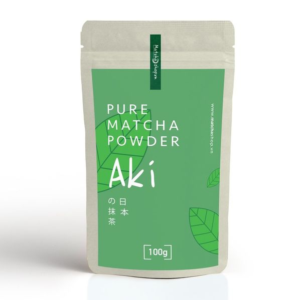  Bột trà xanh Matcha Aki 100g 