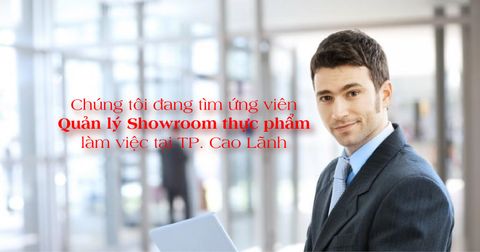 Tuyển 01 Quản lý Showroom thực phẩm