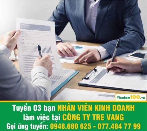 Tuyển dụng 03 nhân viên kinh doanh các dòng sản phẩm Collagen