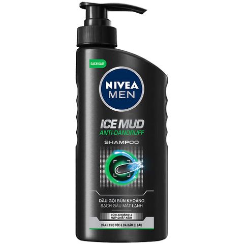 Dầu gội bùn khoáng sạch gàu mát lạnh Nivea Men