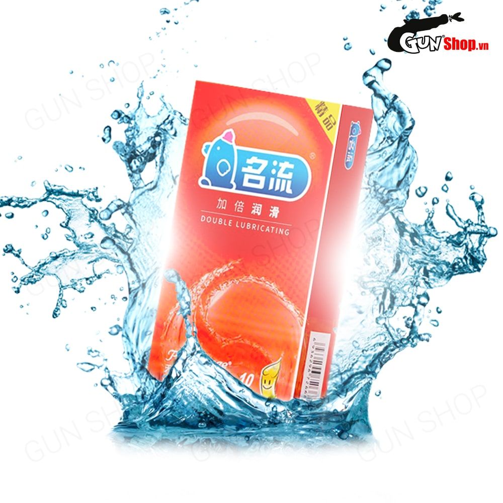 Bao cao su Mingliu Double Lubricating - Nhiều gel bôi trơn - Hộp 10 cái