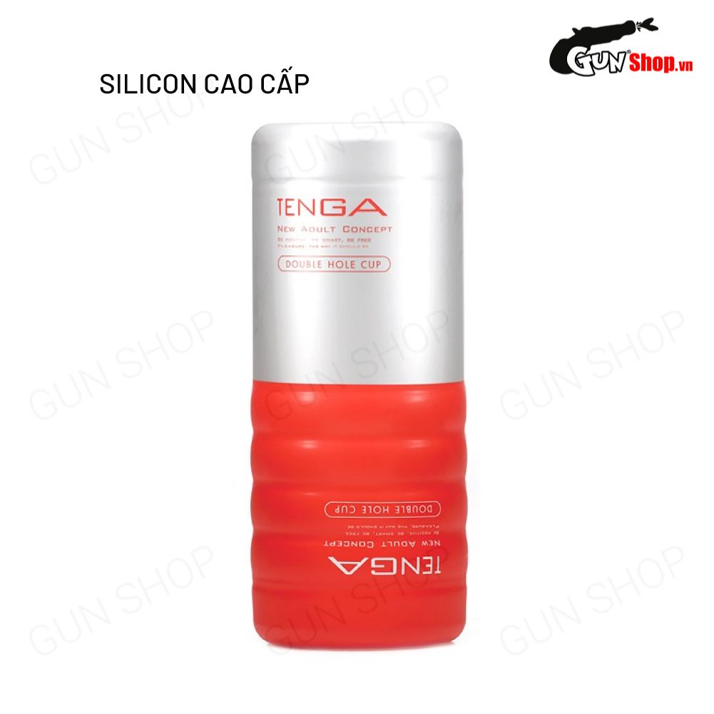 Âm đạo giả 2 đầu, nhỏ gọn Tenga Double Hole Cup