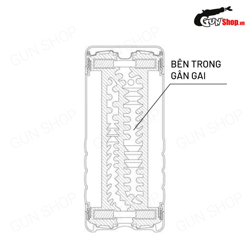 Âm đạo giả 2 đầu, nhỏ gọn Tenga Double Hole Cup