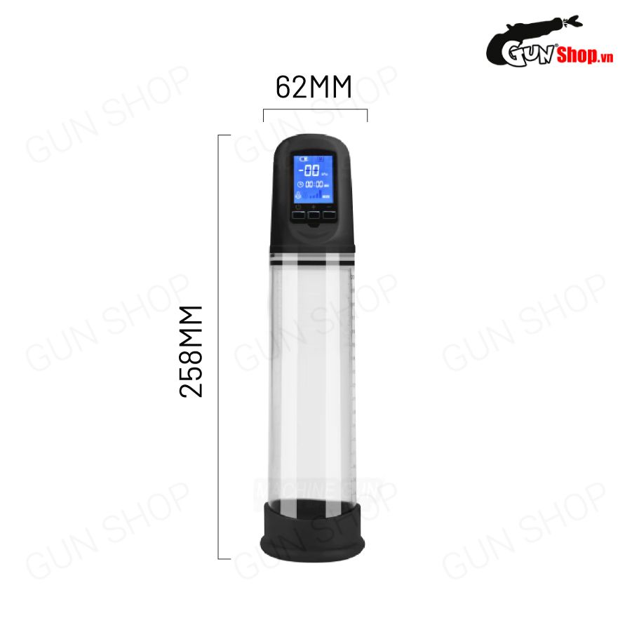 Máy tập tăng kích thước dương vật tự động Penis Pump Led Screen