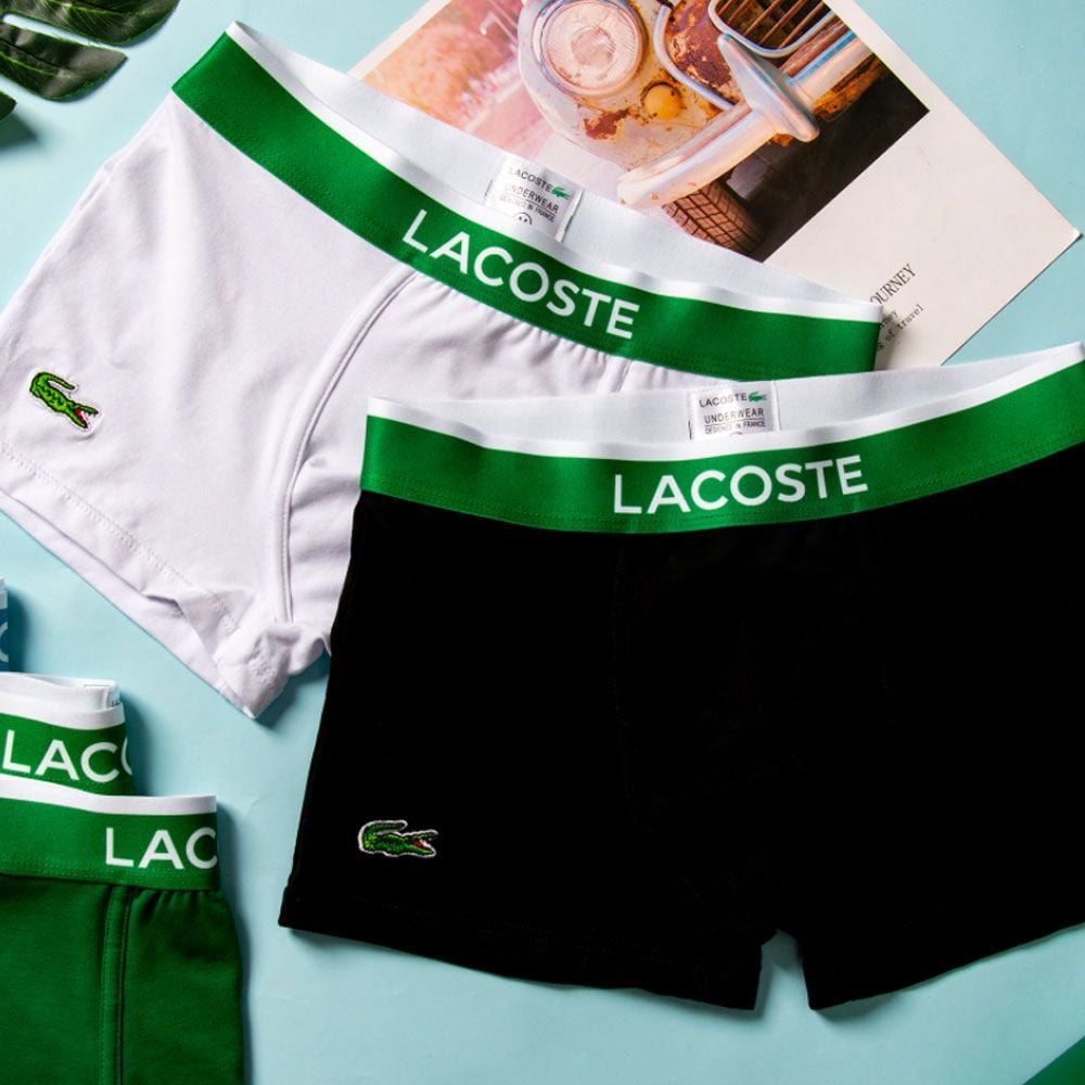 Quần lót Boxer Lacoste chính hãng - Đen