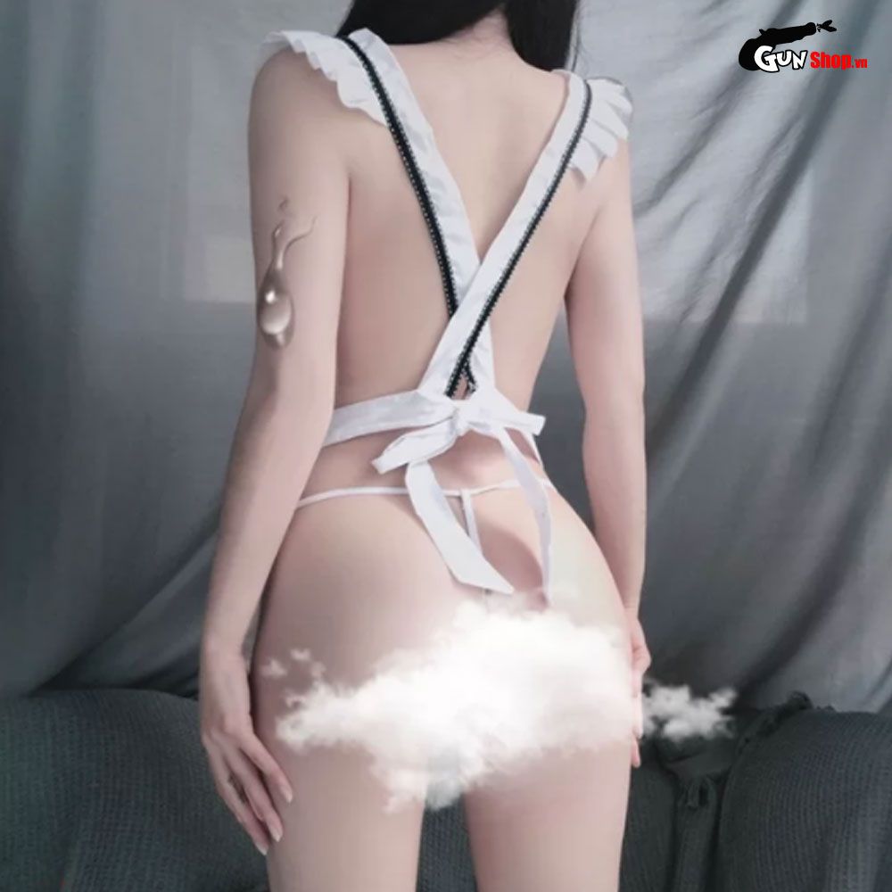 Thời trang sexy cosplay hầu gái với tạp dề HG07