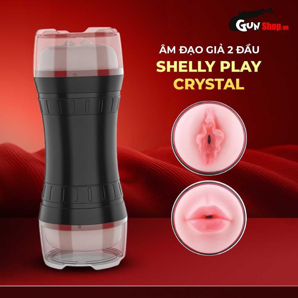 Âm đạo giả 2 đầu Shelly Play Crystal