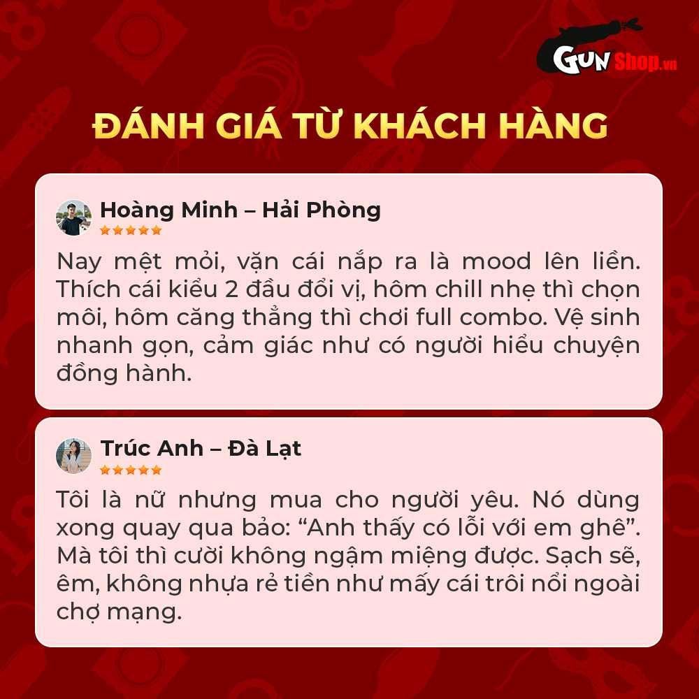 Âm đạo giả 2 đầu Shelly Play Crystal