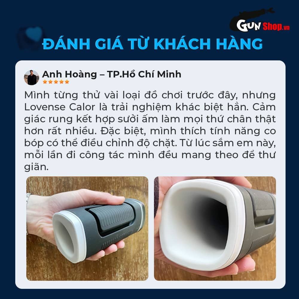 Âm đạo giả đa năng Lovense Calor