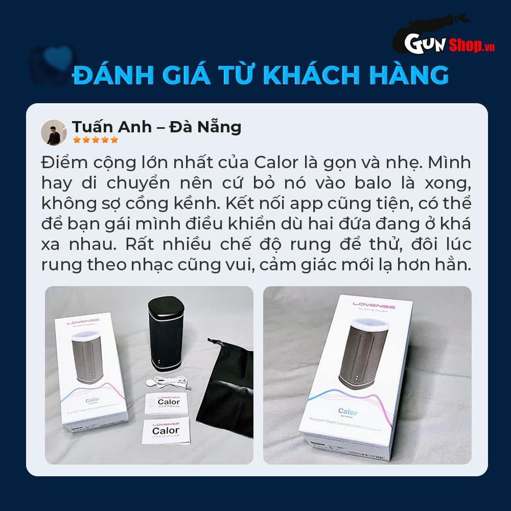 Âm đạo giả đa năng Lovense Calor
