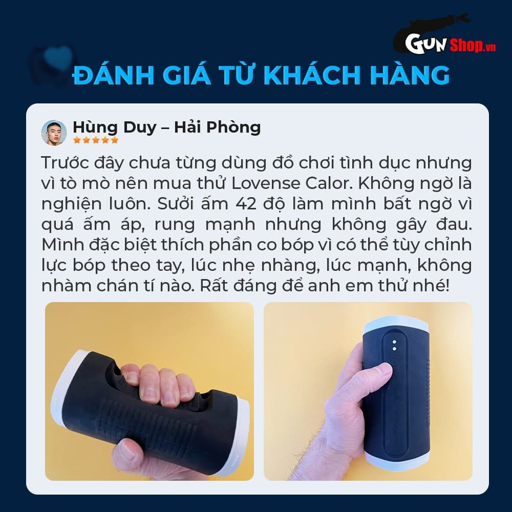 Âm đạo giả đa năng Lovense Calor