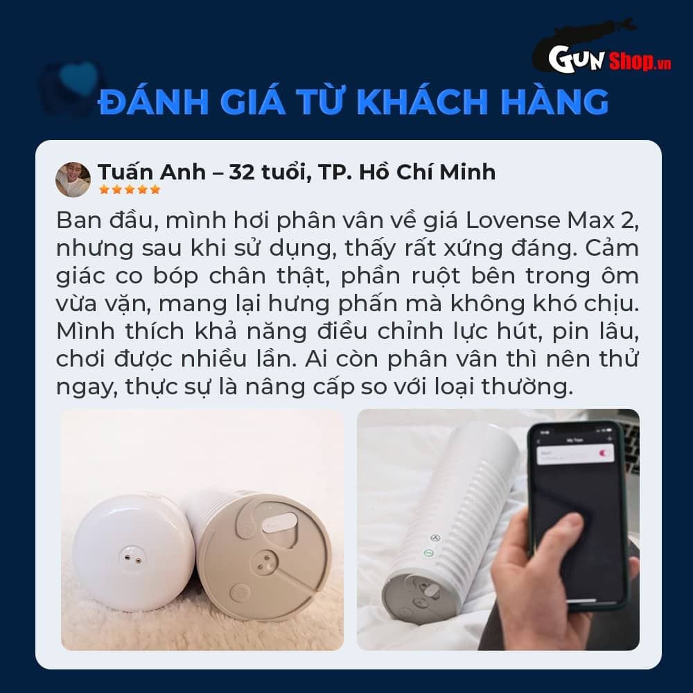Âm đạo giả đa năng Lovense Max 2