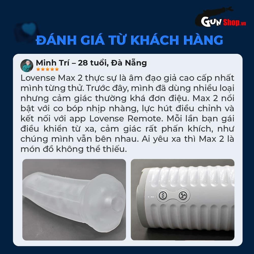 Âm đạo giả đa năng Lovense Max 2