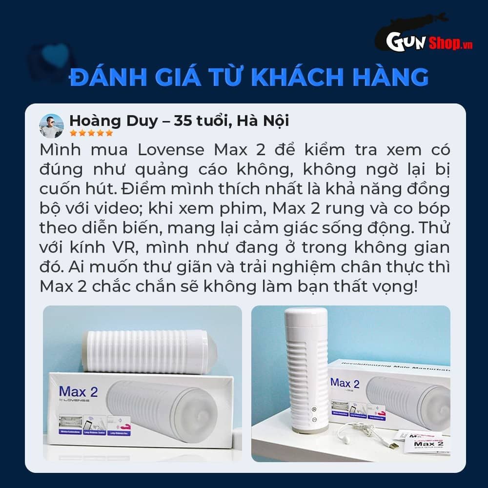 Âm đạo giả đa năng Lovense Max 2