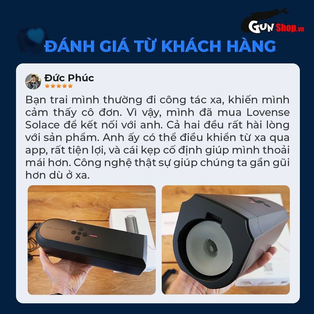 Âm đạo giả đa năng Lovense Solace