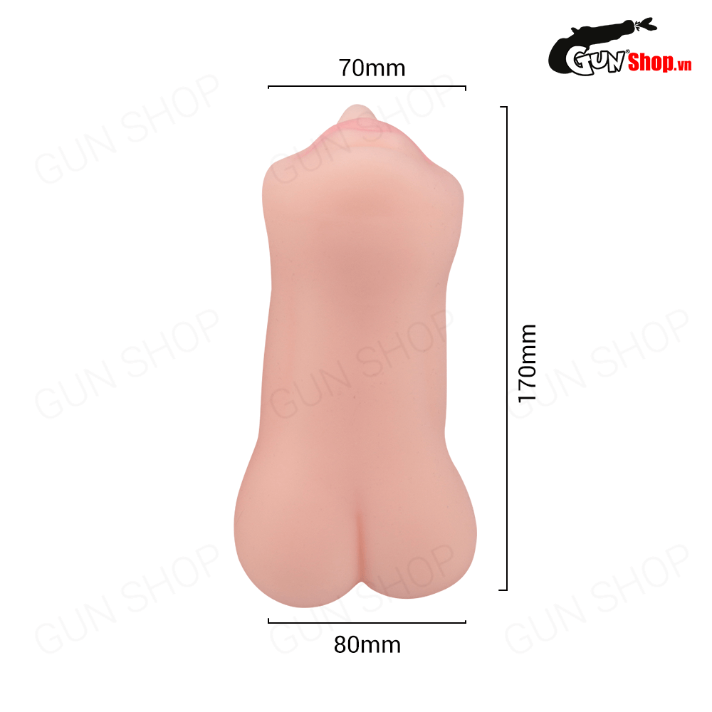 Âm đạo giả nguyên khối silicon Shelly Play Anus 530g