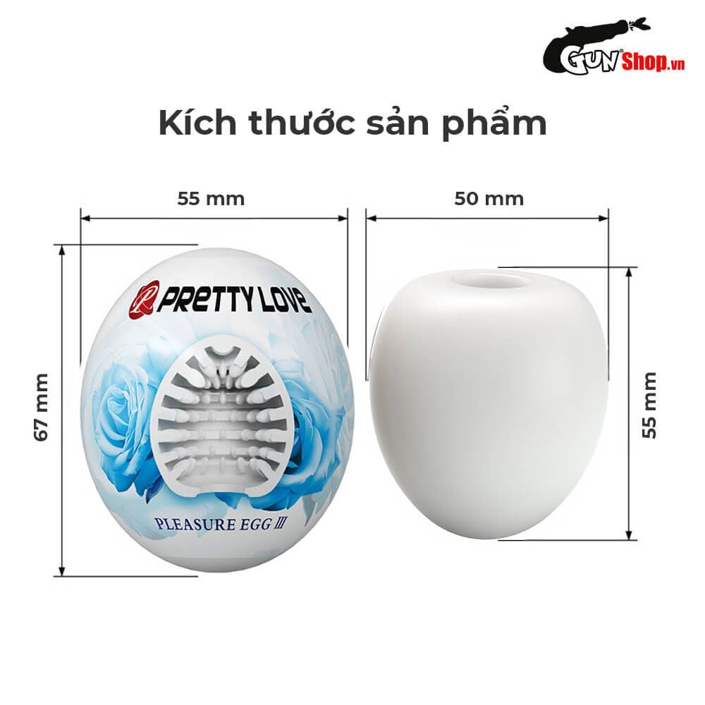 Âm đạo giả Pretty Love Pleasure Egg III