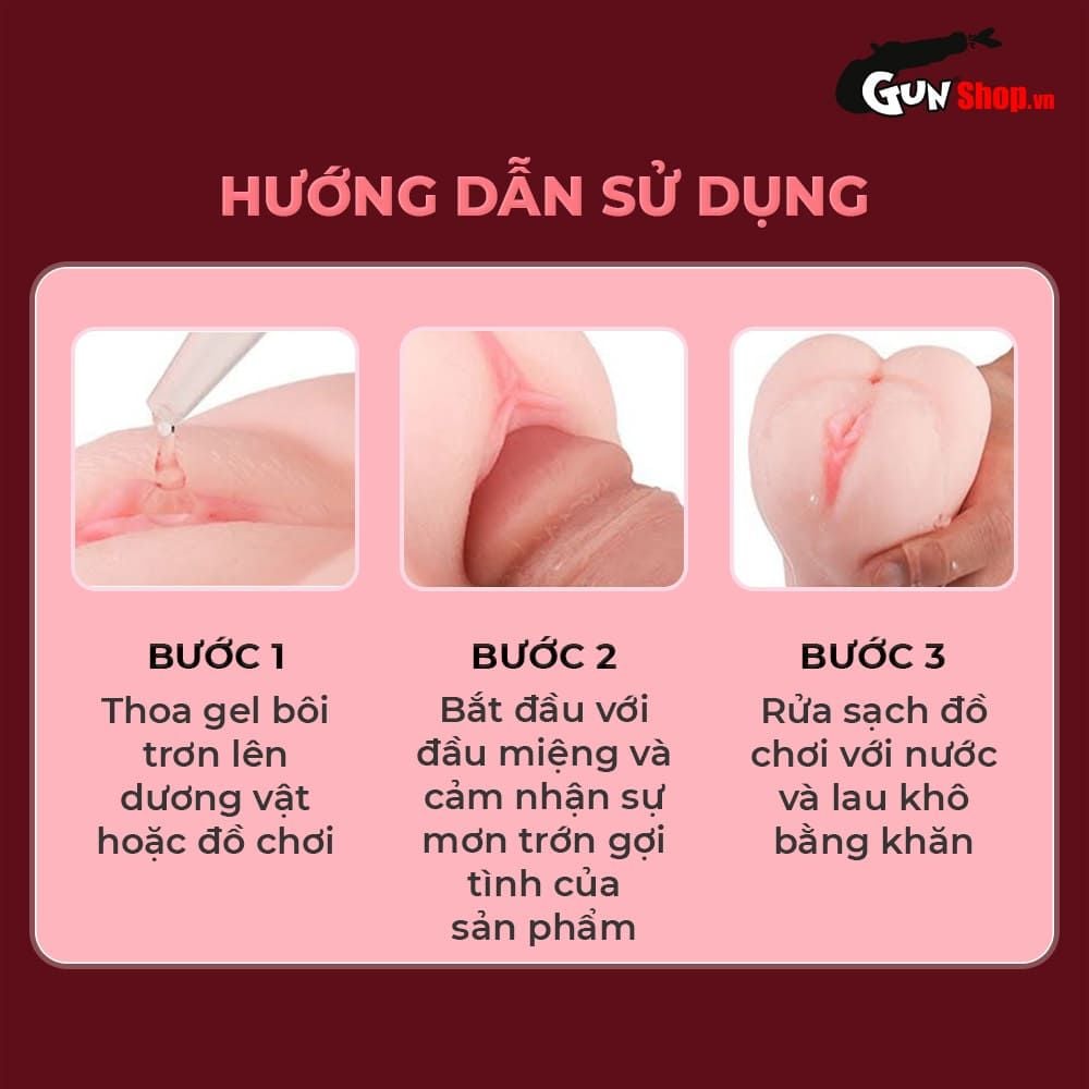 Âm đạo giả nguyên khối silicon Shelly Play Anus 530g