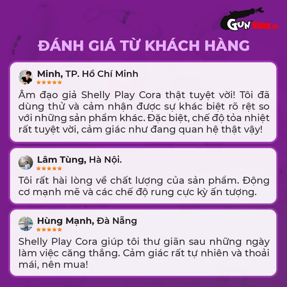 Âm đạo giả đa năng Shelly Play Cora