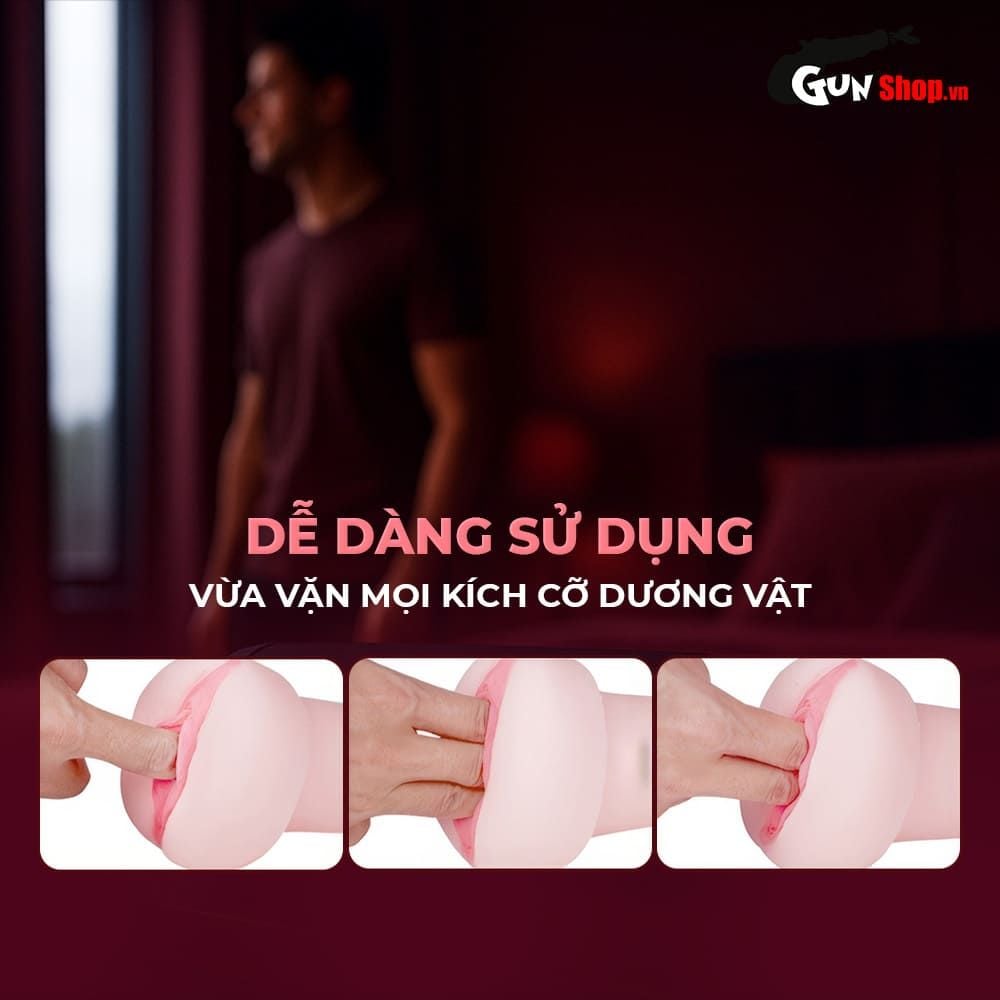 Âm đạo giả nguyên khối silicon Shelly Play Duce 390g