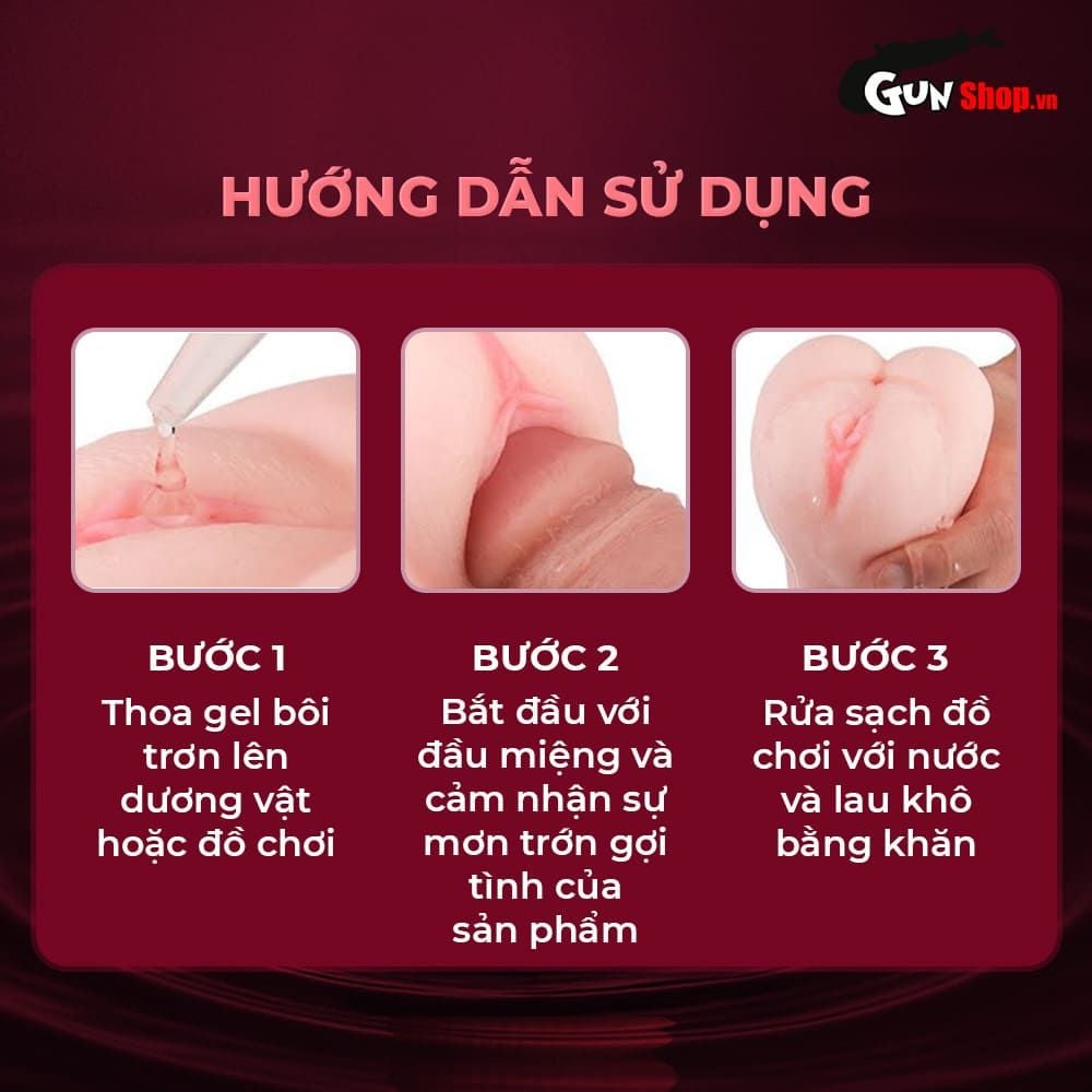 Âm đạo giả nguyên khối silicon Shelly Play Duce 390g