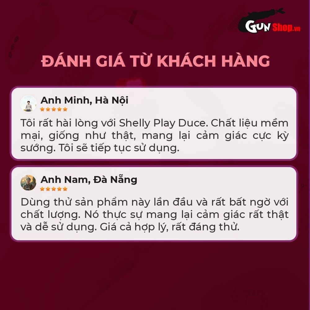 Âm đạo giả nguyên khối silicon Shelly Play Duce 390g