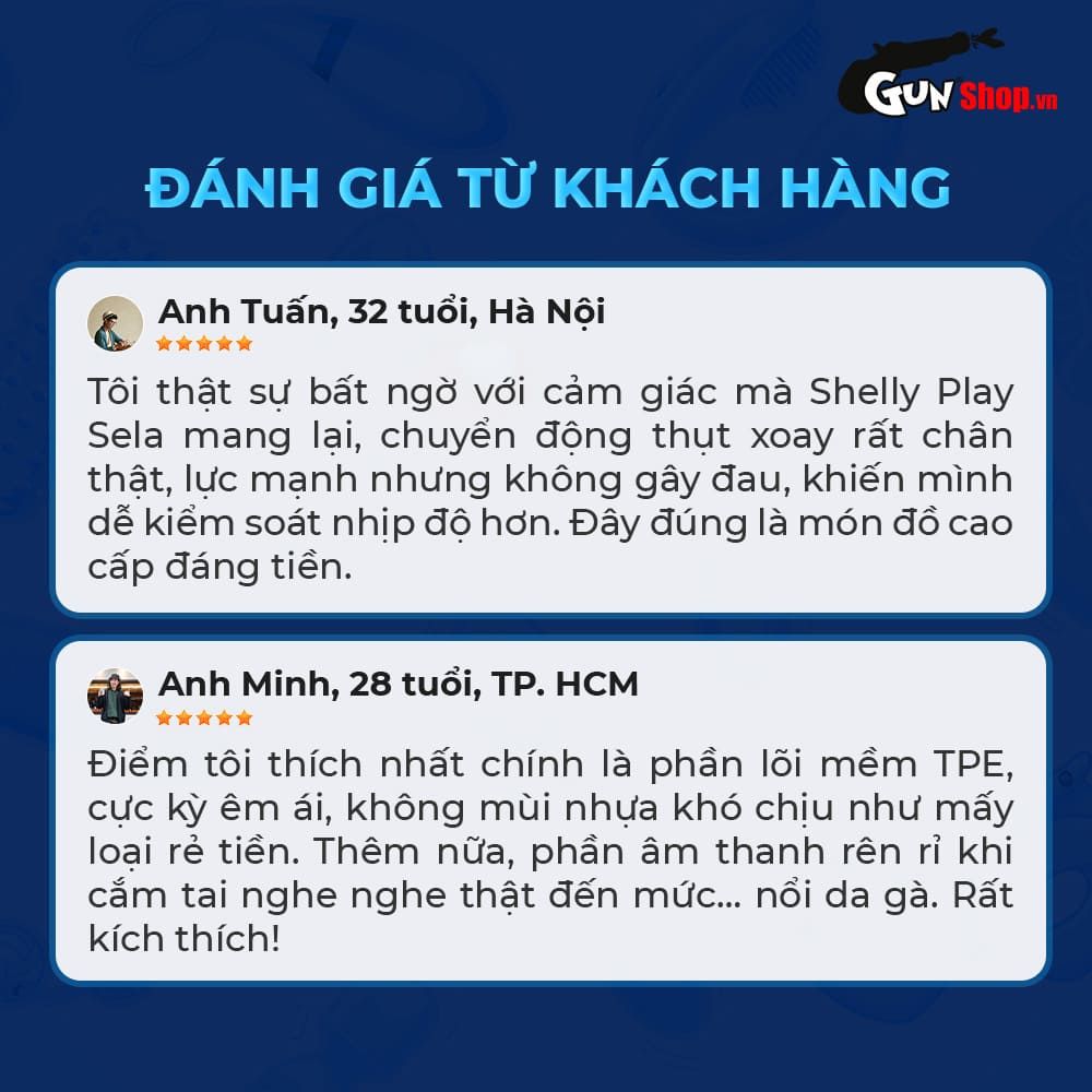 Âm đạo giả đa năng Shelly Play Sela