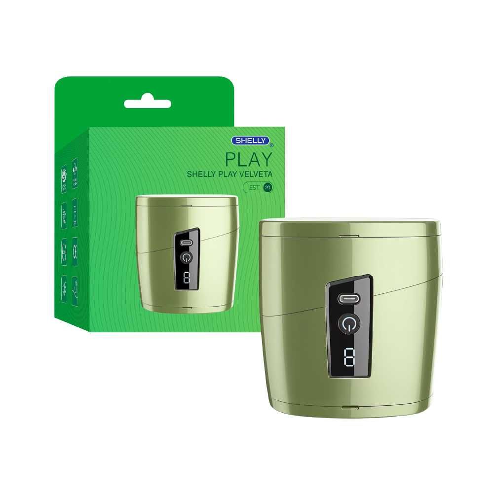 Âm đạo giả rung thụt tự động Shelly Play Velveta