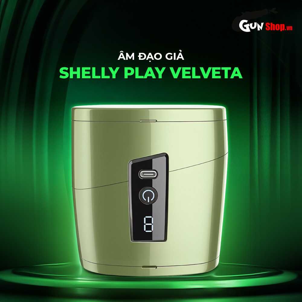 Âm đạo giả rung thụt tự động Shelly Play Velveta