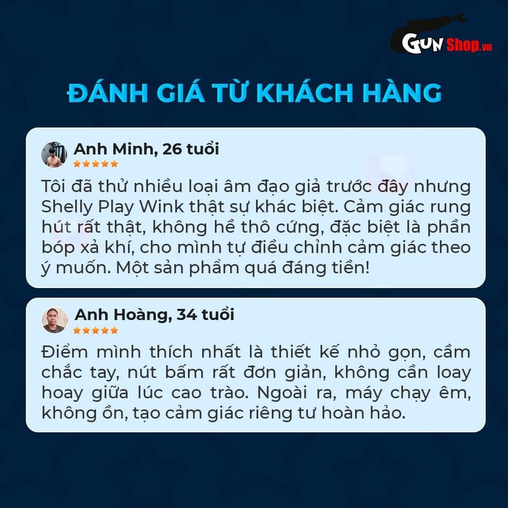 Âm đạo giả đa năng Shelly Play Wink