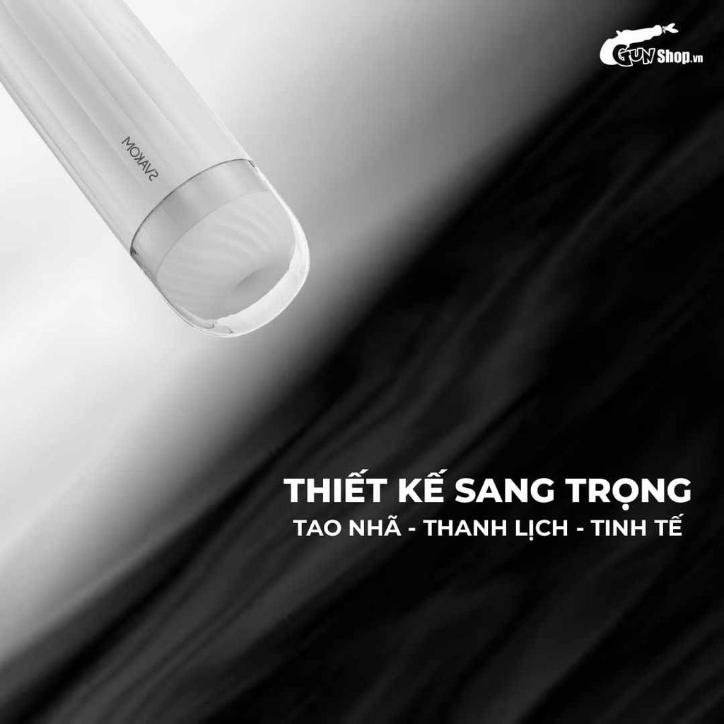 Âm đạo giả đa năng Svakom Sam Neo Trắng