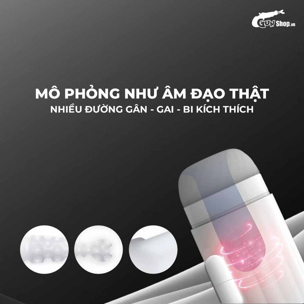 Âm đạo giả đa năng Svakom Sam Neo Trắng