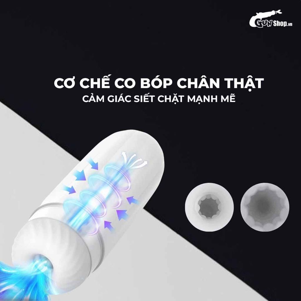 Âm đạo giả đa năng Svakom Sam Neo Trắng