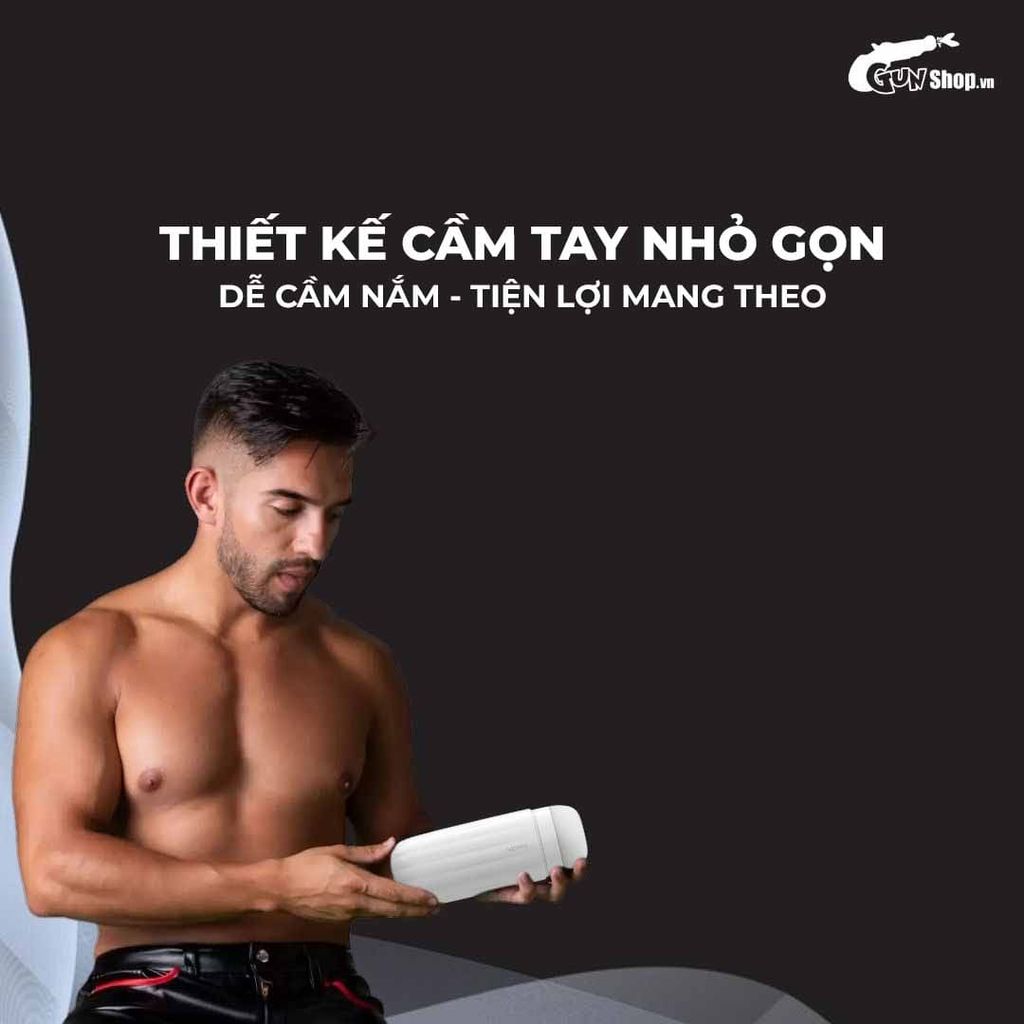 Âm đạo giả đa năng Svakom Sam Neo Trắng