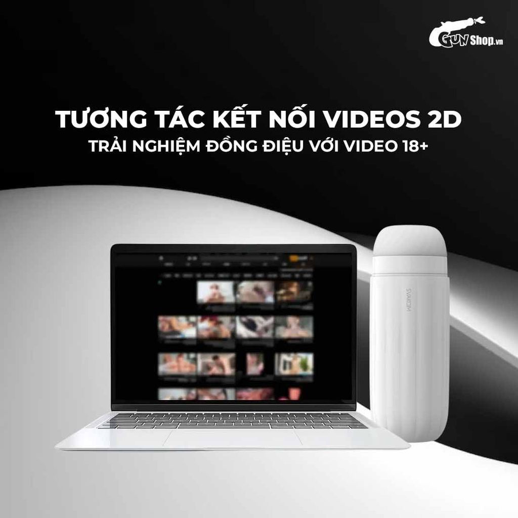 Âm đạo giả đa năng Svakom Sam Neo Trắng