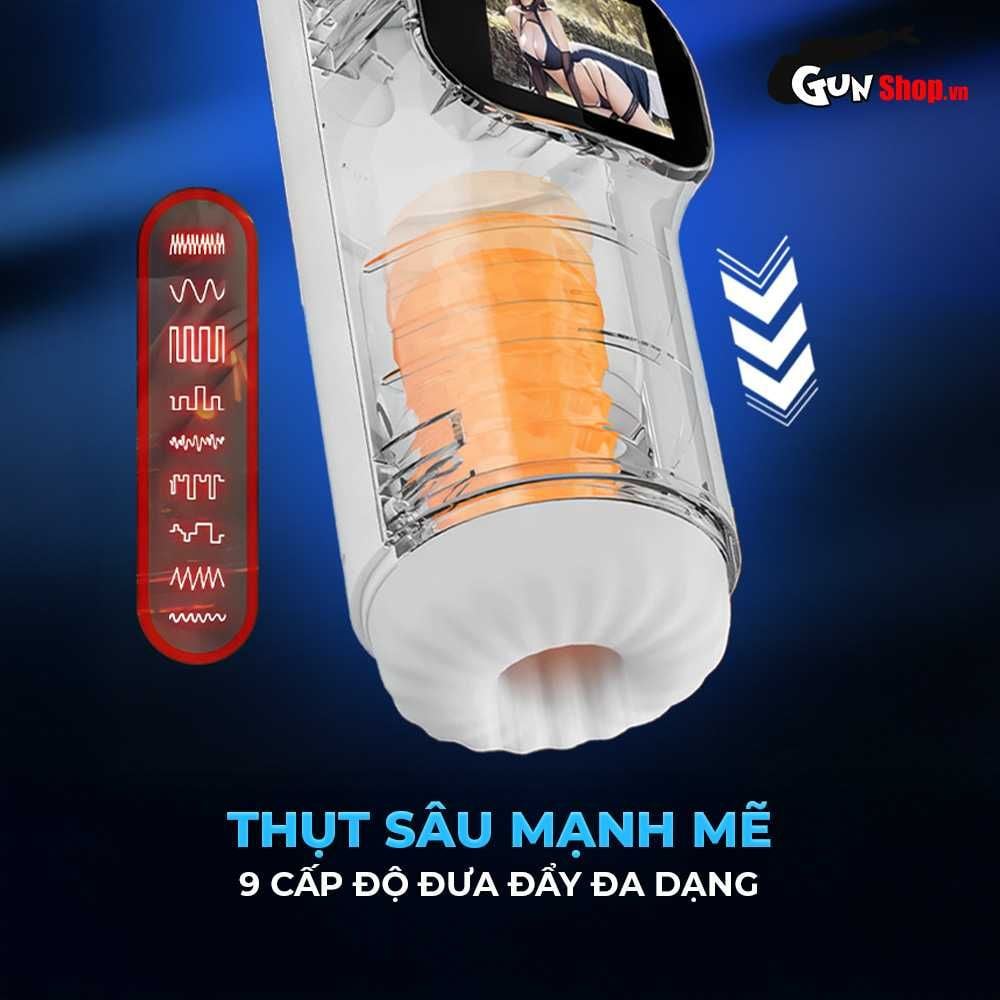Âm đạo giả rung thụt tự động Yeain Tifforun UFO