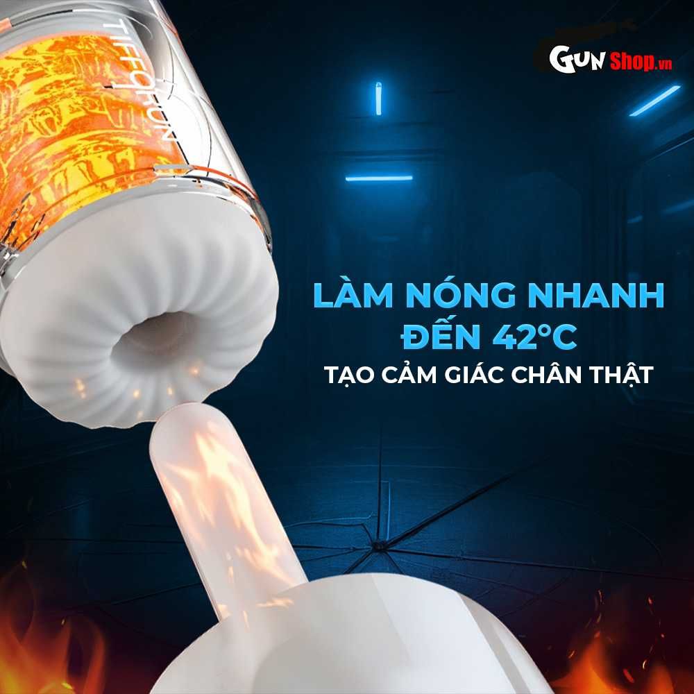 Âm đạo giả rung thụt tự động Yeain Tifforun UFO