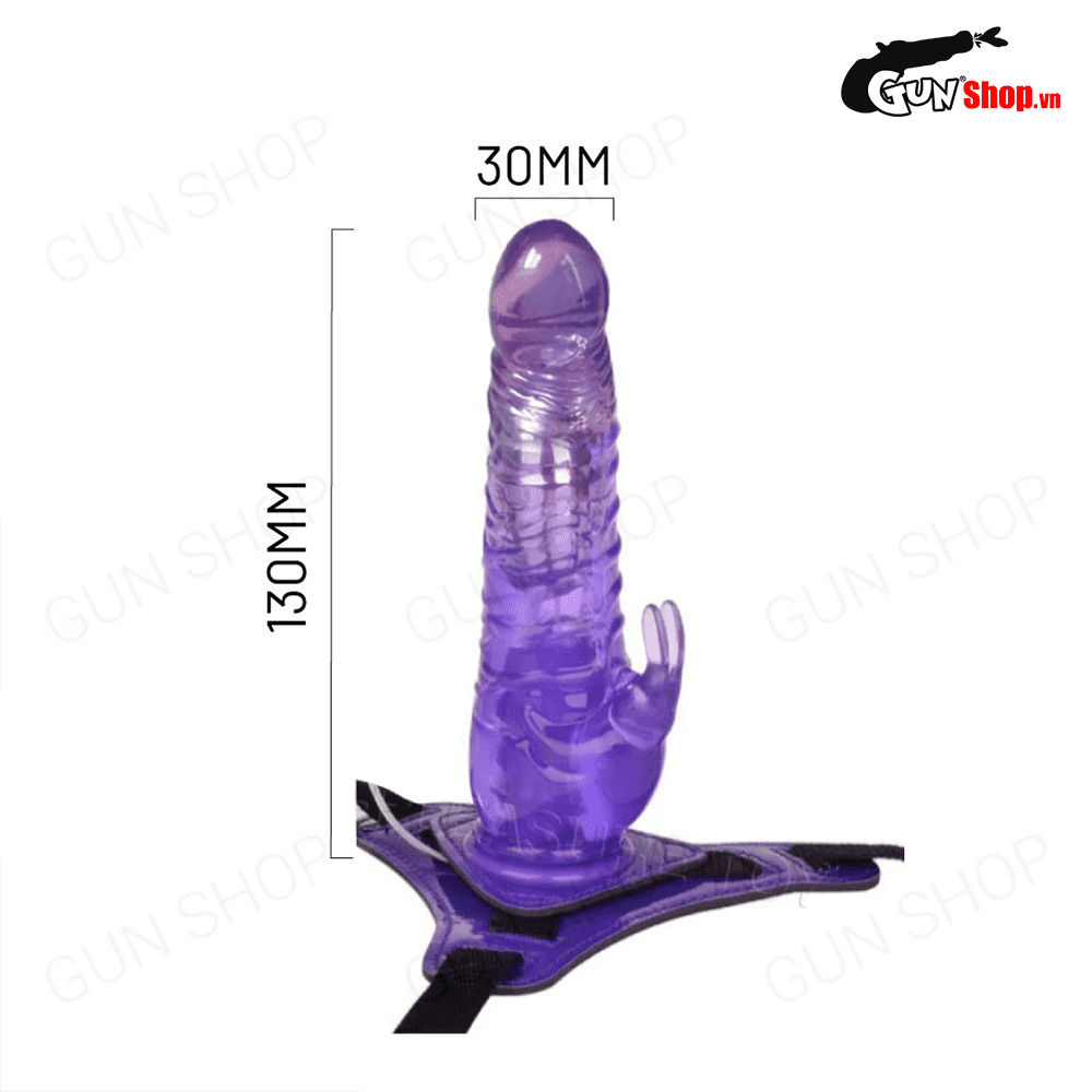 Dương vật giả có dây đeo - Aphrodisia Harness Rabbit Dong 8.5 inch