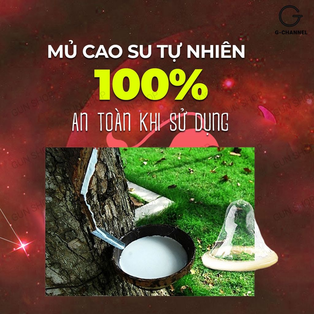 Bao cao su Ropockon Cung Sư Tử - Mỏng 0.03mm, hương dâu - Hộp 12 cái