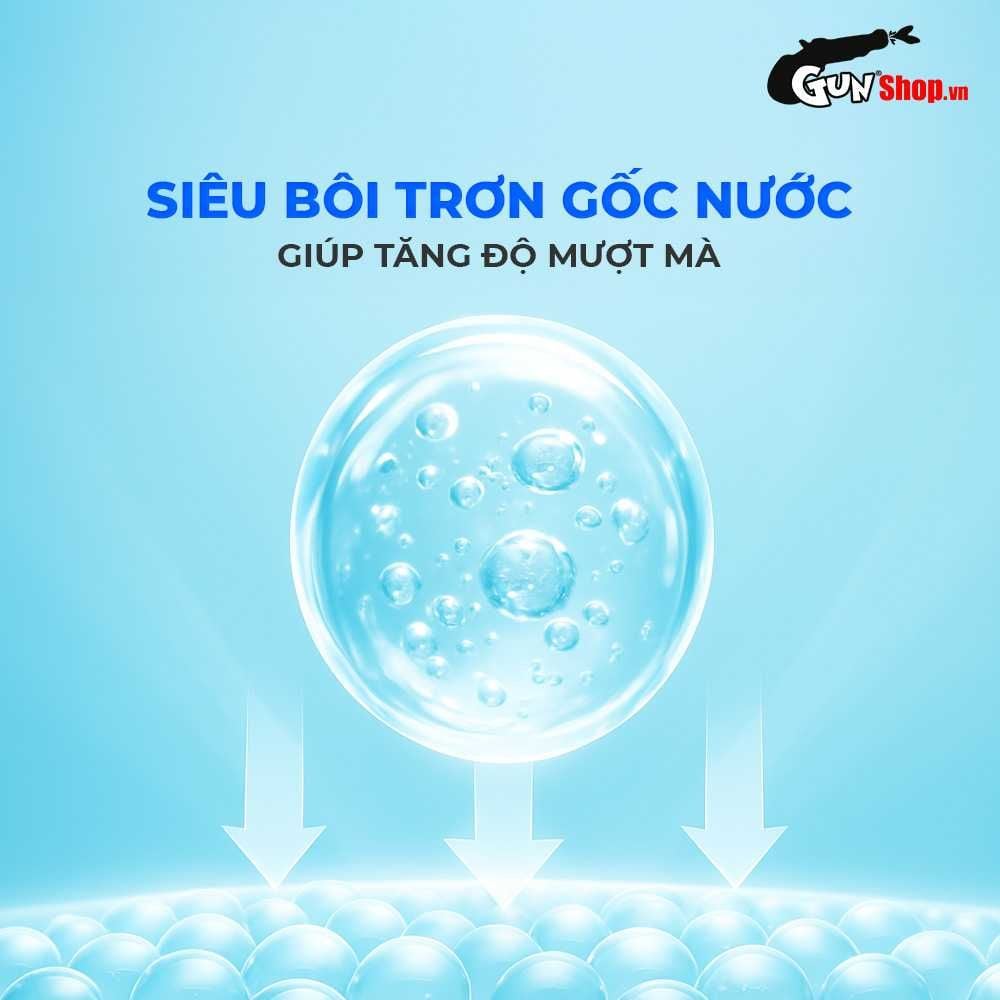 Bao cao su Okamoto Skinless Skin Super Lubricative - Siêu bôi trơn - Hộp 10 cái