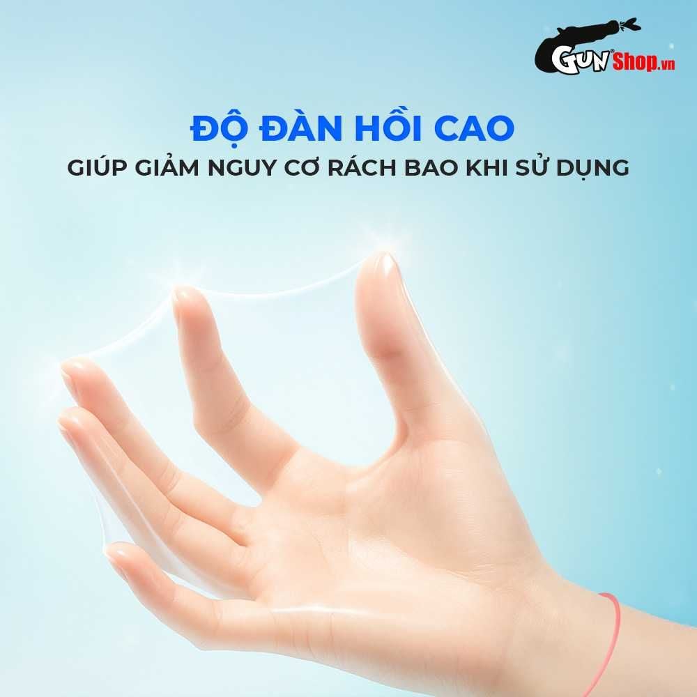 Bao cao su Okamoto Skinless Skin Super Lubricative - Siêu bôi trơn - Hộp 10 cái