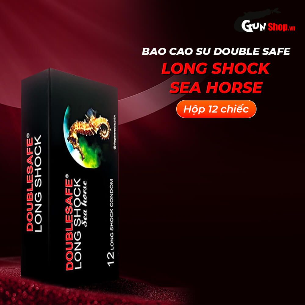 Bao cao su Cá Ngựa - Kéo dài thời gian - Hộp 12 cái