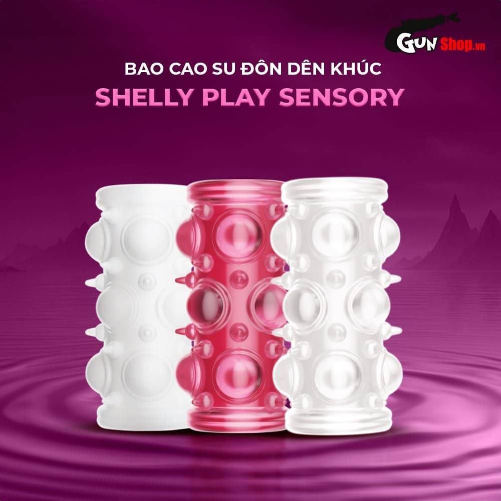 Bao cao su đôn dên khúc Shelly Play Sensory (Giao ngẫu nhiên)